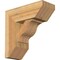 Ekena Millwork Funston Slat Rough Sawn Bracket w/ Offset Brace, Western Red Cedar, 8"W x 20"D x 20"H BKT0806X20X20FST06RWR - alternate 1